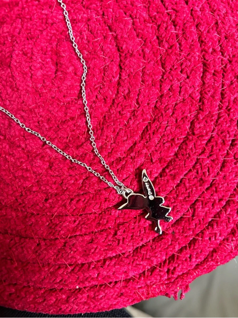 Disney Swarovski Crystal style Tinkerbell Necklace - Picture 3 of 3